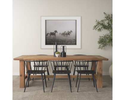 Mercana Stetson 94" Rectangular Dining Table - Brown