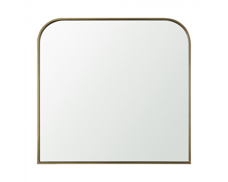 Mercana - Timon Metal Frame Square Arched Mirror