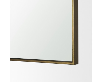 Mercana Timon Square Arched Mirror - Gold