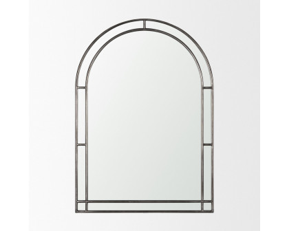 Mercana - Tiffany Double Frame Metal Arched Mirror