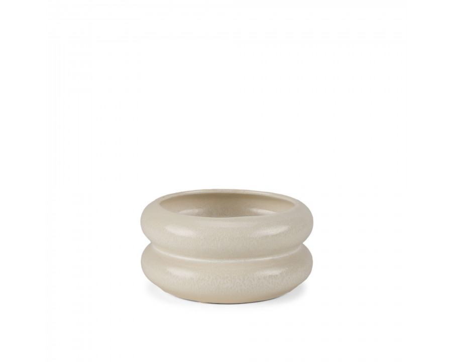 Mercana Twyla Short Ring Pot - Cream, Short