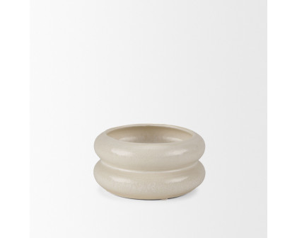 Mercana Twyla Short Ring Pot - Cream, Short