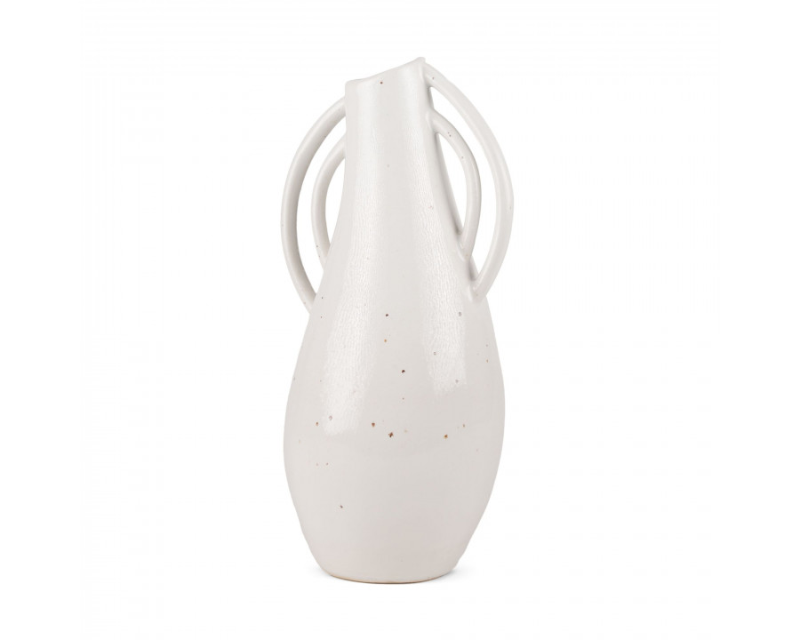 Mercana - Urvi Short Speckled Asymmetrical Ceramic Vase