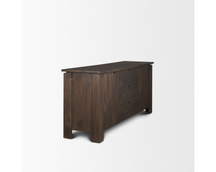 Mercana Wallen Sideboard - Dark Brown, Wood