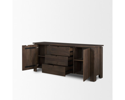 Mercana Wallen Sideboard - Dark Brown, Wood