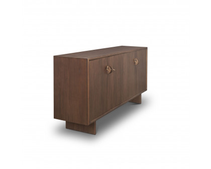 Mercana Varenna Sideboard - Dark Brown, Wood