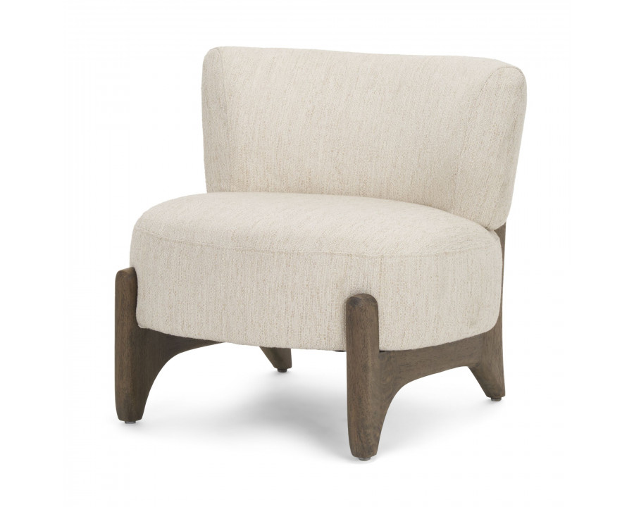 Mercana - Vyra Accent Chair in Cream, Fabric