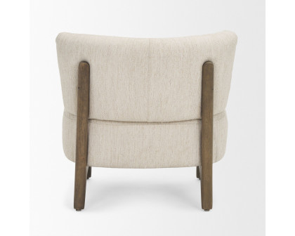 Mercana - Vyra Accent Chair in Cream, Fabric