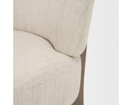 Mercana - Vyra Accent Chair in Cream, Fabric