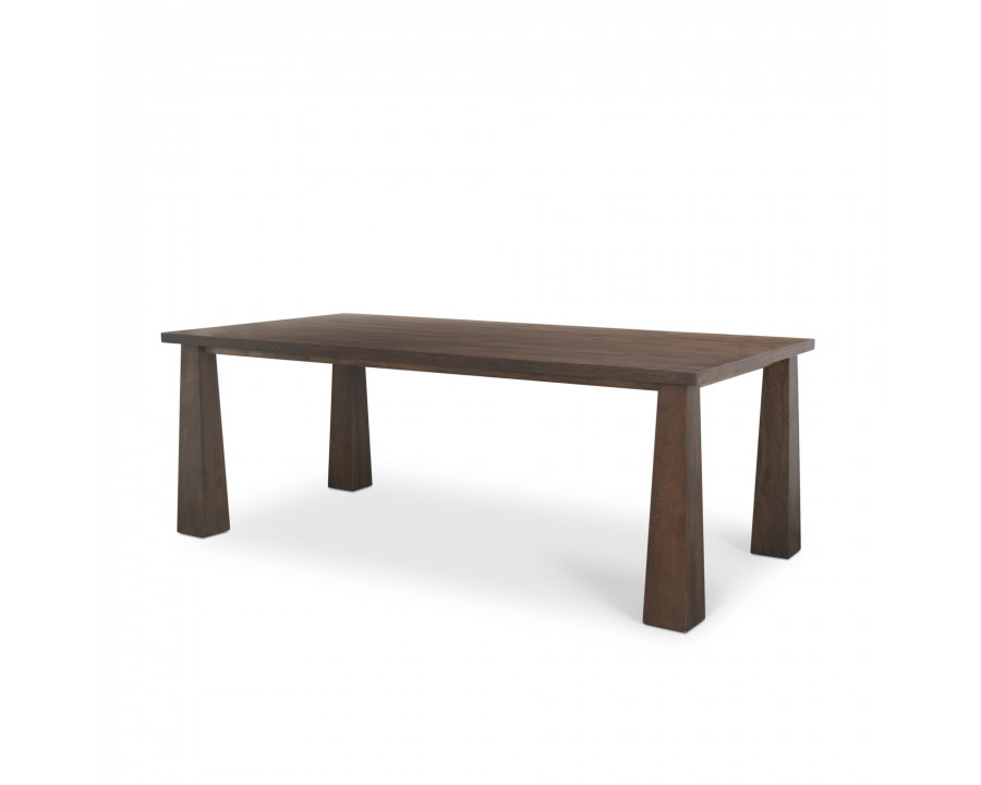 Mercana - Wolcott Rectangular Dining Table in Dark Brown, Wood