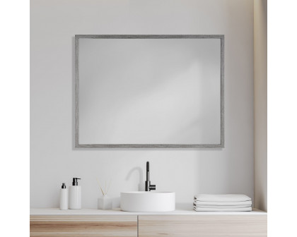 Mercana Bristol Plain 3Mil Mirror 30 x 40 - Gray