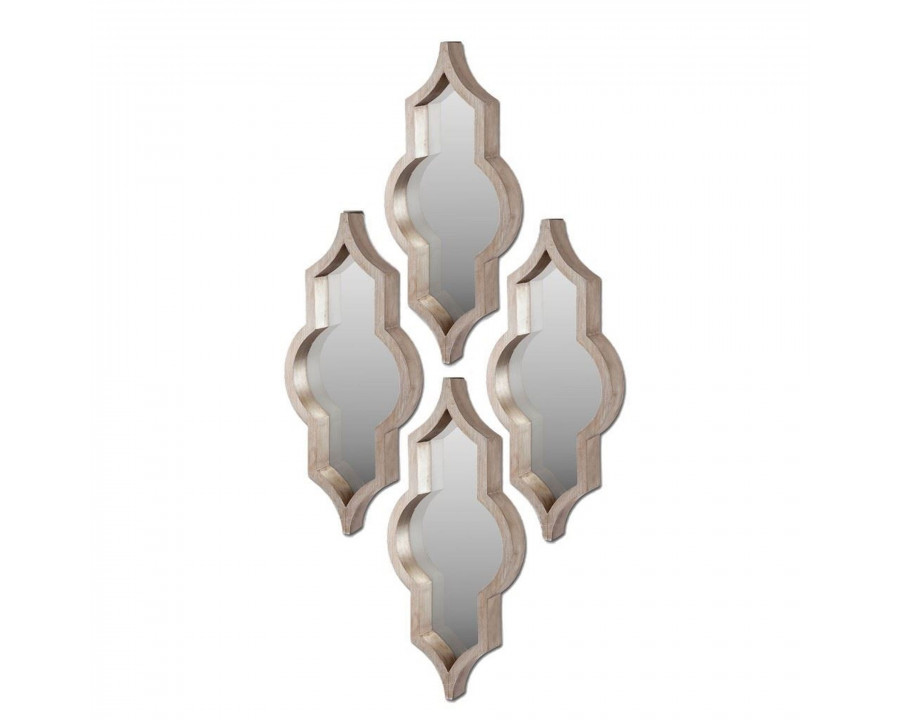 Mercana Tamanar I Mirror Collection (Set of 4) - Silver