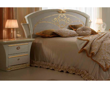 Mobis - Gocce Di Luce Queen Size Wooden Bed