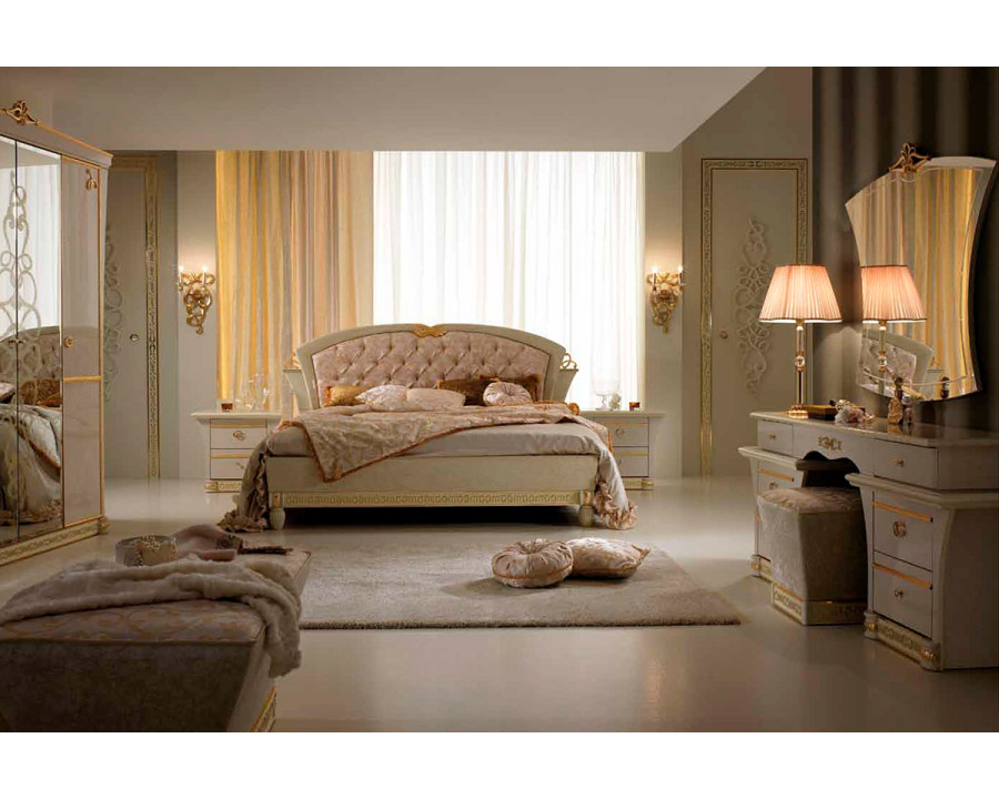 Mobis - Gocce Di Luce Queen Size Padded/Wooden Bed