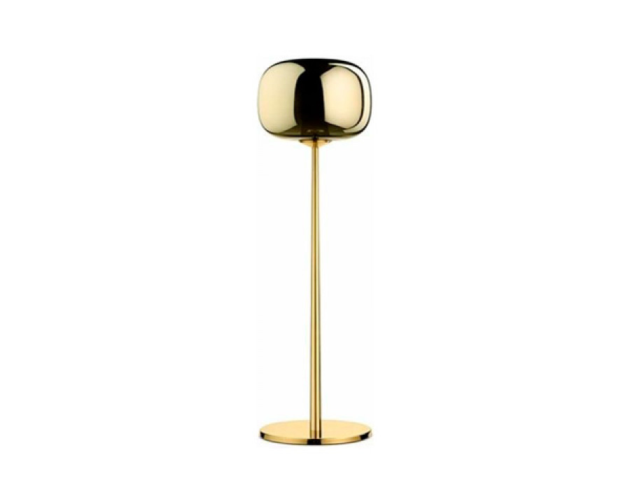 Mobital - Janice Floor Lamp in Gold, Glass