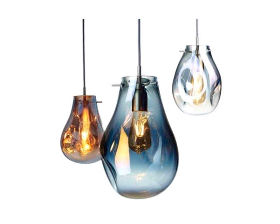 Mobital Blow Pendant Lamp - Amber, Glass