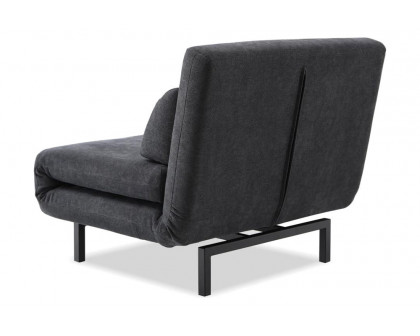 Mobital™ Iso Armless Solid Chair-Bed - Dusk Chenille, Fabric