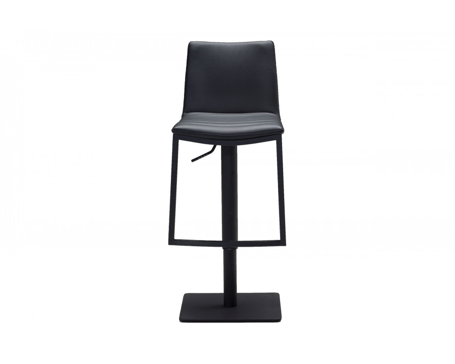 Mobital - Raven Bar Stool in Black, Leather