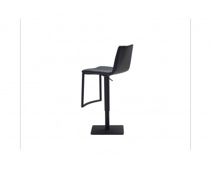 Mobital - Raven Bar Stool in Black, Leather