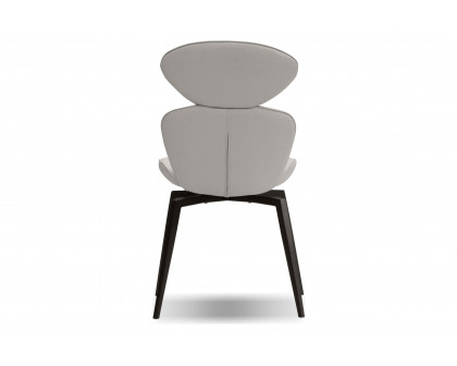 Mobital Antler Swivel Dining Chair - Light Taupe, Leather