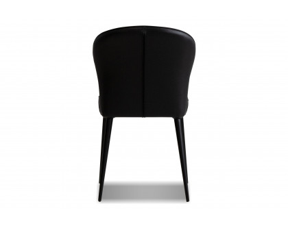 Mobital Ariel  Dining Chair - Black, Leather