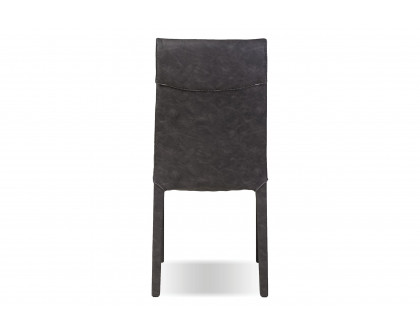 Mobital - Harris Dining Chair in Gray, Leather