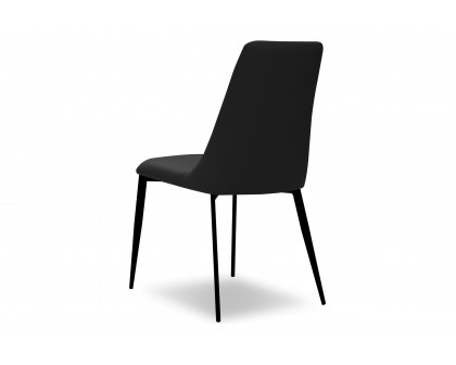 Mobital Seville  Dining Chair - Black, Leather