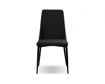 Mobital Seville  Dining Chair - Black, Leather