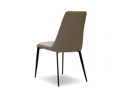 Mobital Seville  Dining Chair - Taupe, Leather