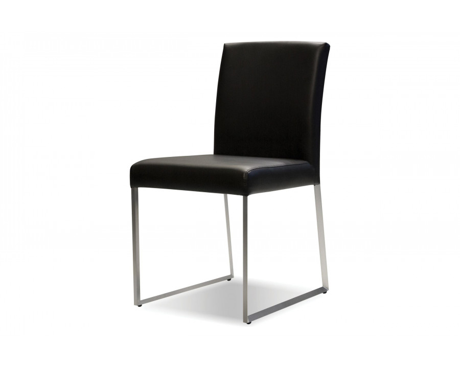 Mobital Tate  Dining Chair - Black, Leather