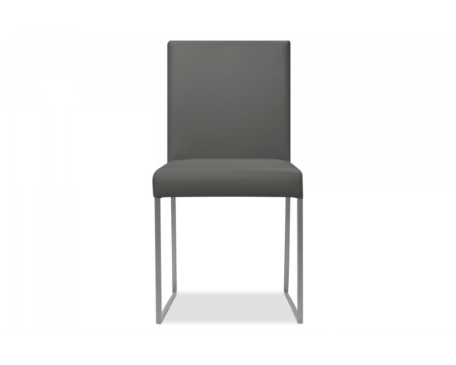 Mobital Tate  Dining Chair - Smoke, Leather