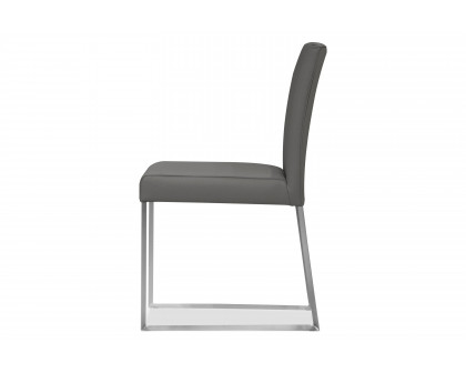 Mobital Tate  Dining Chair - Smoke, Leather