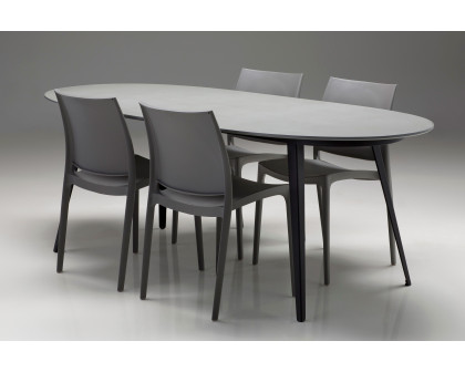 Mobital Vata Stackable Dining Chair - Gray