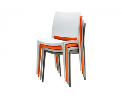 Mobital Vata Stackable Dining Chair - White