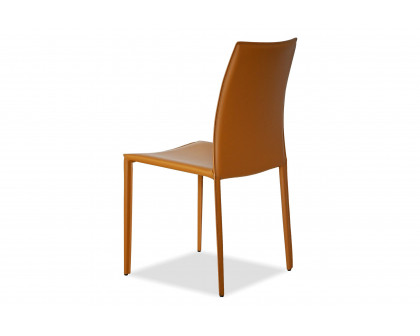 Mobital Zak  Dining Chair - Caramel, Leather