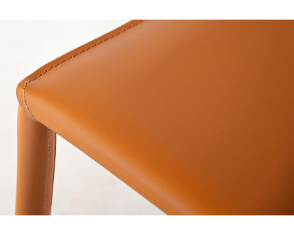 Mobital Zak  Dining Chair - Caramel, Leather