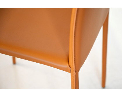 Mobital Zak  Dining Chair - Caramel, Leather