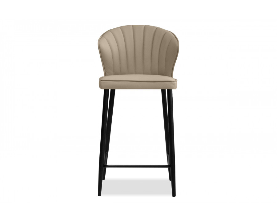 Mobital Ariel Counter Stool - Wheat, Leather