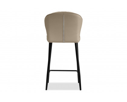 Mobital Ariel Counter Stool - Wheat, Leather