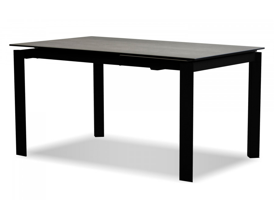 Mobital - Casper Dining Table with Extension in Gray, Ceramic