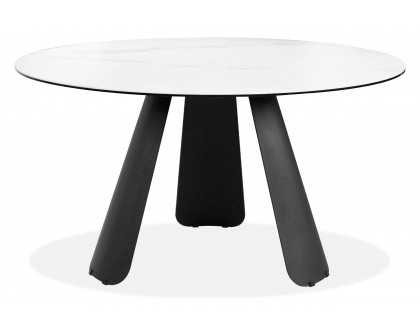 Mobital Palazzo Dining Table - White, Ceramic