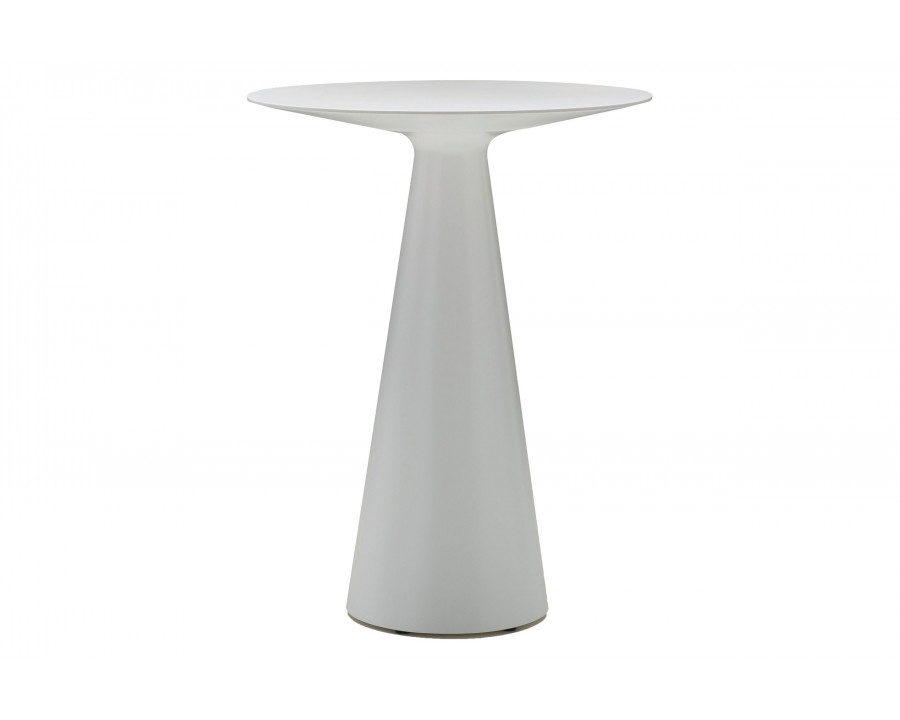 Mobital - Maldives Bar Table in White, Solid Surface