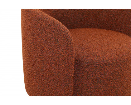 Mobital Biarritz Swivel Lounge Chair - Rust, Fabric