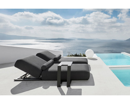 Mobital Bondi Lounger  - Charcoal Gray, Fabric