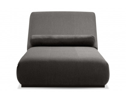 Mobital Bondi Lounger  - Charcoal Gray, Fabric