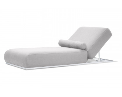 Mobital Bondi Lounger  - Silver Gray, Fabric