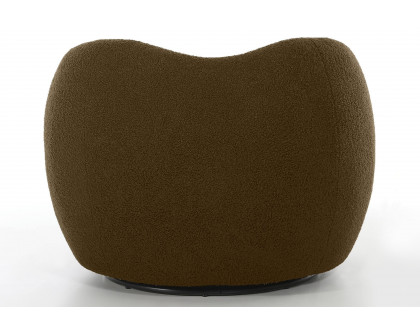 Mobital Dune Swivel Lounge Chair - Army Teddy, Fabric