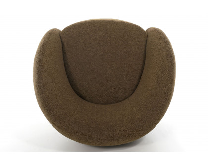 Mobital Dune Swivel Lounge Chair - Army Teddy, Fabric