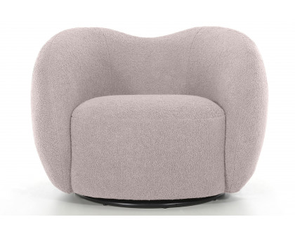 Mobital Dune Swivel Lounge Chair - Dusty Rose, Fabric