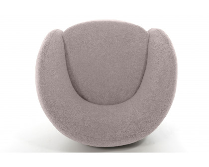 Mobital Dune Swivel Lounge Chair - Dusty Rose, Fabric